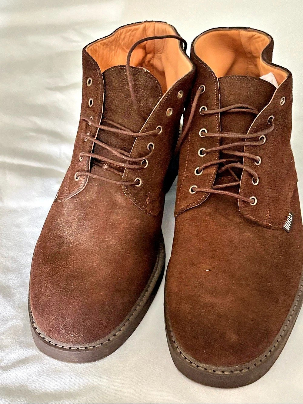 Diurley Gentleman Brown Lace-Up Boots EU 43